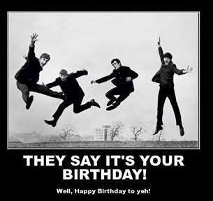 it's your birthday today|today is your birthday beatles.